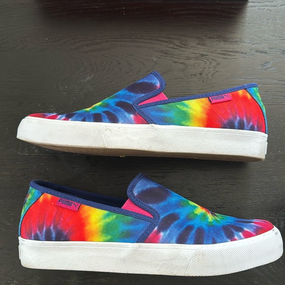 Puma Tie-Dye Slip-On Shoes Size 9 woman